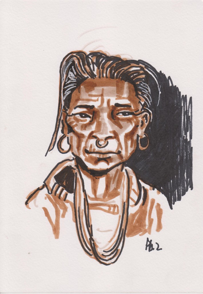 Femme Tamang_Village de Jaméri