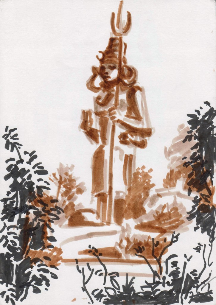 Shiva en direction de Banepa