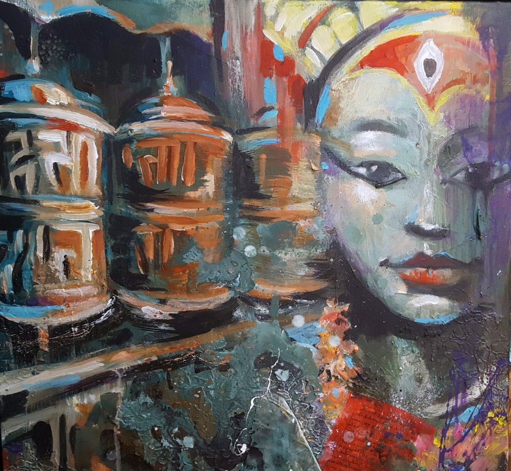La Kumari_Acrylique_50x60 / CHF 620.-